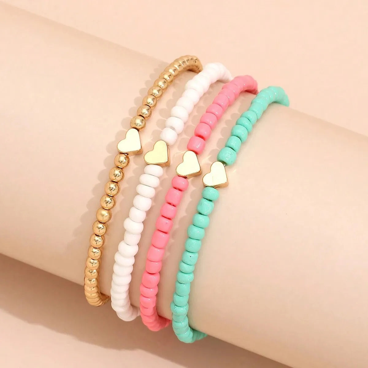 Simple Style Heart Shape Soft Clay Wholesale Bracelets