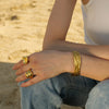 Simple Style Heart Shape Stainless Steel Plating 18k Gold Plated Rings