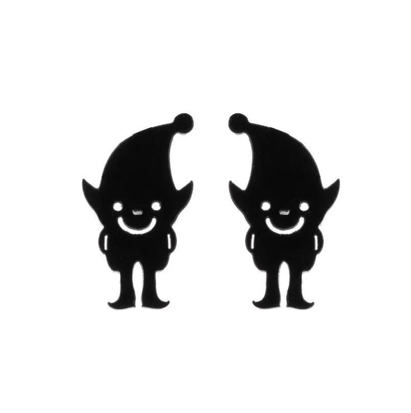 Simple Style Heart Shape Stainless Steel Plating Ear Studs 1 Pair