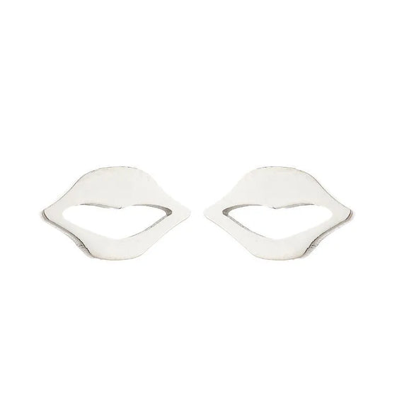 Simple Style Heart Shape Stainless Steel Plating Ear Studs 1 Pair