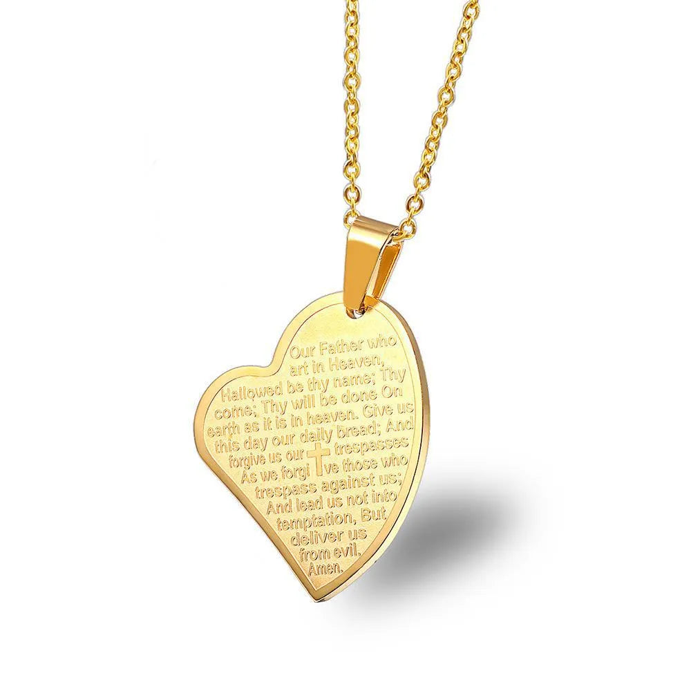 Simple Style Heart Shape Stainless Steel Plating 18K Gold Plated Women'S