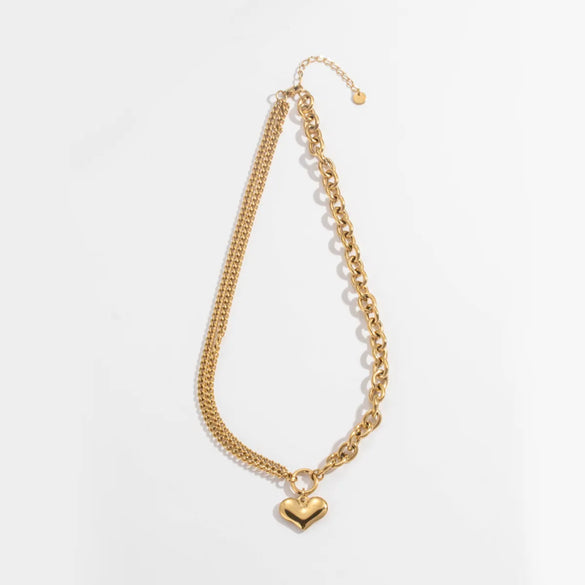 Wholesale Jewelry Simple Style Heart Shape 304 Stainless Steel Zircon Plating Inlay Rings Earrings Necklace