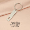 Simple Style Heart Shape Stainless Steel Plating None 18K Gold Plated Keychain