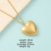 Stainless Steel 18K Gold Plated Simple Style Polishing Heart Shape None