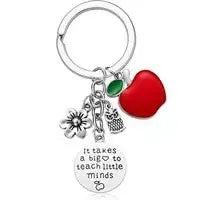 Simple Style Heart Shape Stainless Steel Polishing Keychain