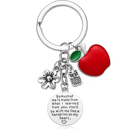 Simple Style Heart Shape Stainless Steel Polishing Keychain