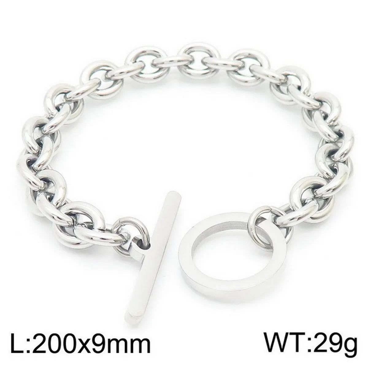 Wholesale Jewelry Simple Style Heart Shape Stainless Steel Titanium Steel 18K Gold Plated Plating Bracelets Necklace