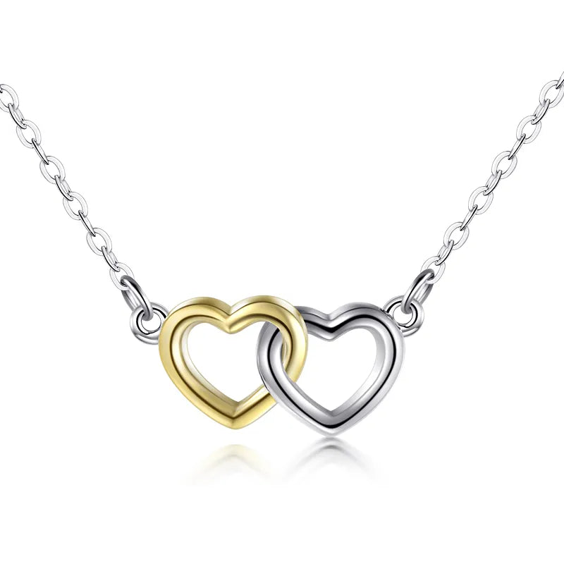 Simple Style Heart Shape Sterling Silver Plating Hollow Out 14k Gold Plated Rhodium Plated Rings Earrings Necklace