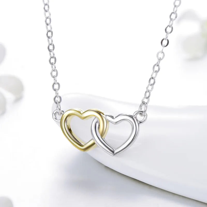 Simple Style Heart Shape Sterling Silver Plating Hollow Out 14k Gold Plated Rhodium Plated Rings Earrings Necklace