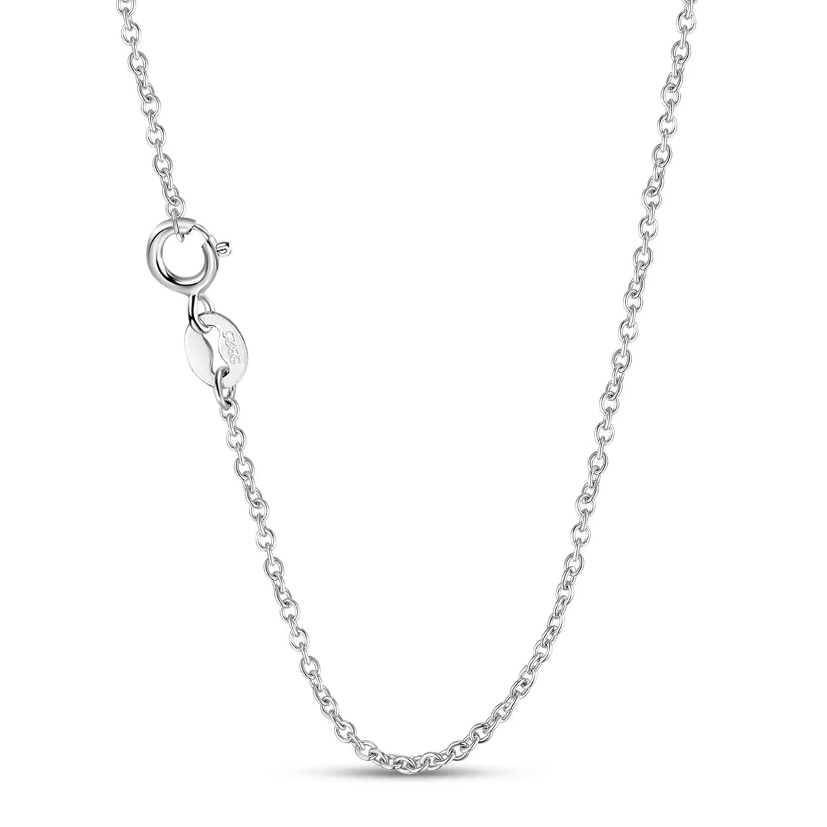 Simple Style Heart Shape Sterling Silver Plating Pendant Necklace