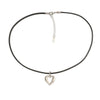 Wholesale Jewelry Simple Style Customization Laser Engraving Heart Shape Titanium Steel Plating Pendant Necklace Woven Chain