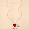 Simple Style Heart Shape Zinc Alloy Unisex Pendant Necklace