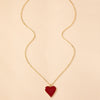 Simple Style Heart Shape Zinc Alloy Unisex Pendant Necklace