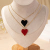 Simple Style Heart Shape Zinc Alloy Unisex Pendant Necklace