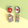 Simple Style Hedgehog Alloy Enamel Unisex Brooches