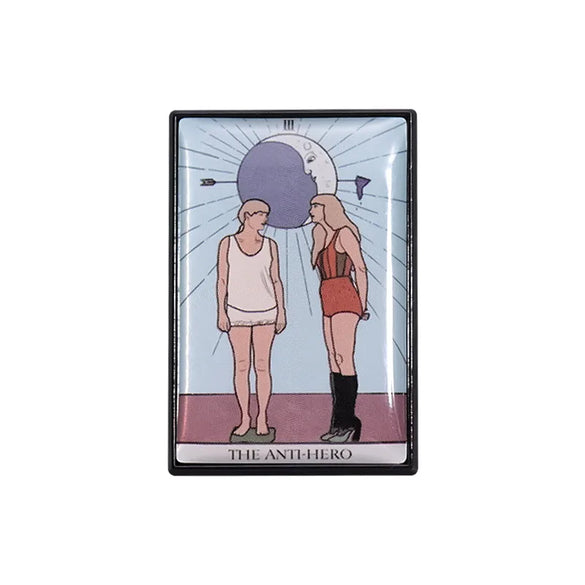 Simple Style Human Oil Painting Alloy Plating Unisex Brooches