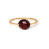 Simple Style Irregular Alloy Inlay Agate Women'S Rings