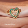 Simple Style Irregular Copper Gold Plated Women'S Open Rings