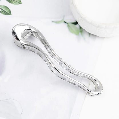 Simple Style Irregular Metal Plating Hair Clip Hair Claws