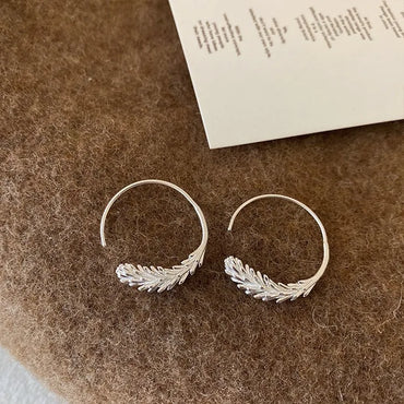 Simple Style Korean Style Plant Alloy Women'S Ear Studs