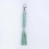 Simple Style Korean Style Solid Color Cotton Unisex Bag Pendant Keychain