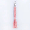 Simple Style Korean Style Solid Color Cotton Unisex Bag Pendant Keychain