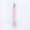 Simple Style Korean Style Solid Color Cotton Unisex Bag Pendant Keychain