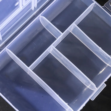 Simple Style Lattice Transparent Plastic Jewelry Boxes