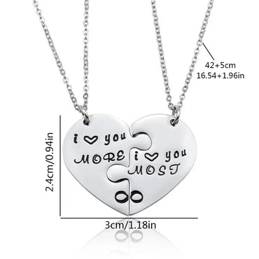 Simple Style Letter 304 Stainless Steel Unisex Pendant Necklace