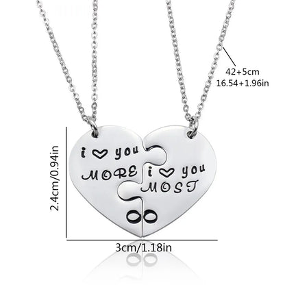 Simple Style Letter 304 Stainless Steel Unisex Pendant Necklace