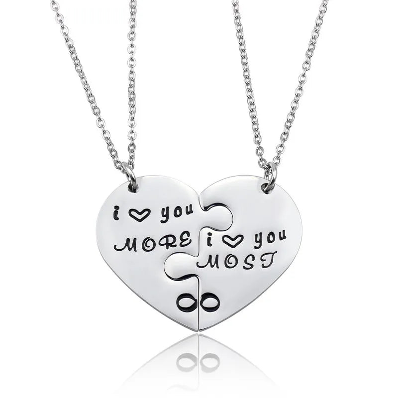 Simple Style Letter 304 Stainless Steel Unisex Pendant Necklace