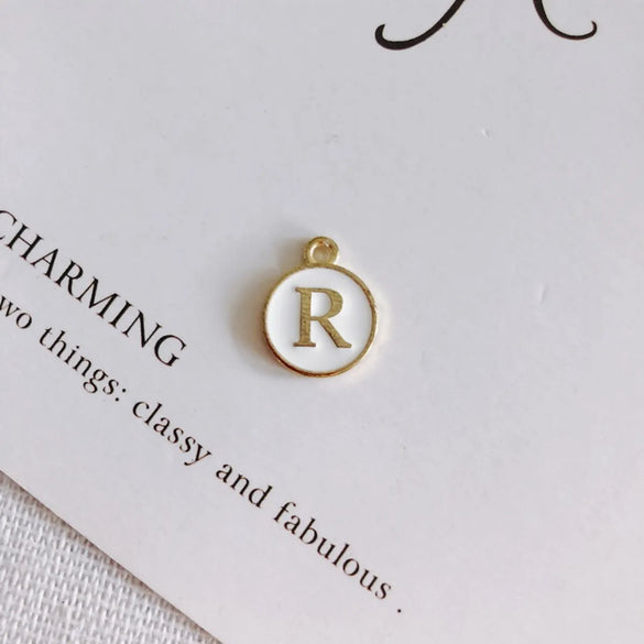 1 Piece 15 * 12 Mm Alloy Letter Polished Pendant