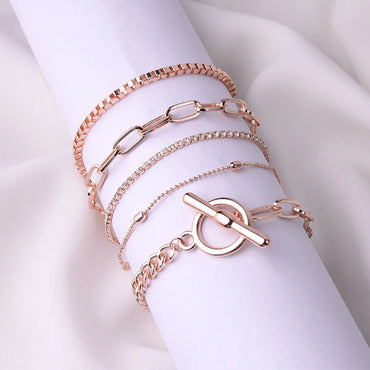 Simple Style Letter Alloy Wholesale Bracelets