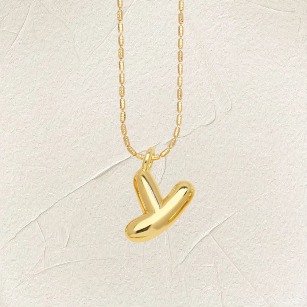 Simple Style Letter Alloy Wholesale Pendant Necklace