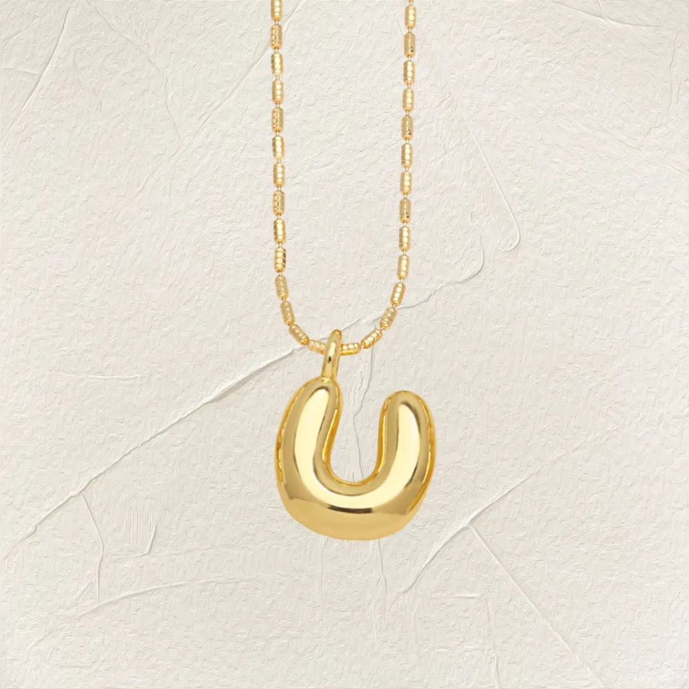 Simple Style Letter Alloy Wholesale Pendant Necklace