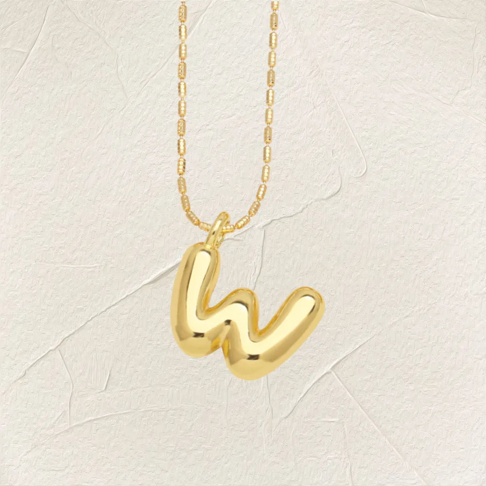 Simple Style Letter Alloy Wholesale Pendant Necklace