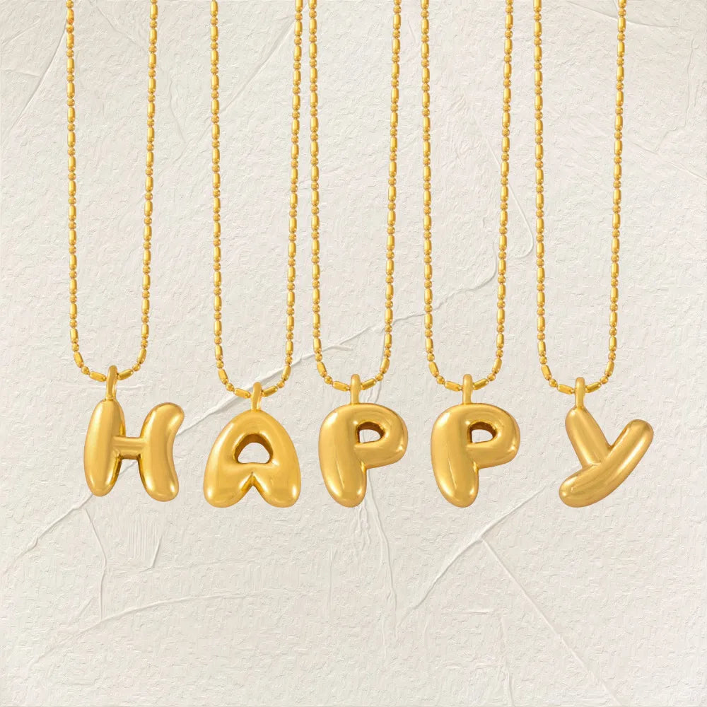 Simple Style Letter Alloy Wholesale Pendant Necklace