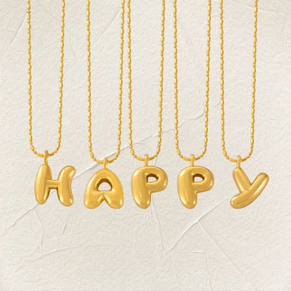 Simple Style Letter Alloy Wholesale Pendant Necklace