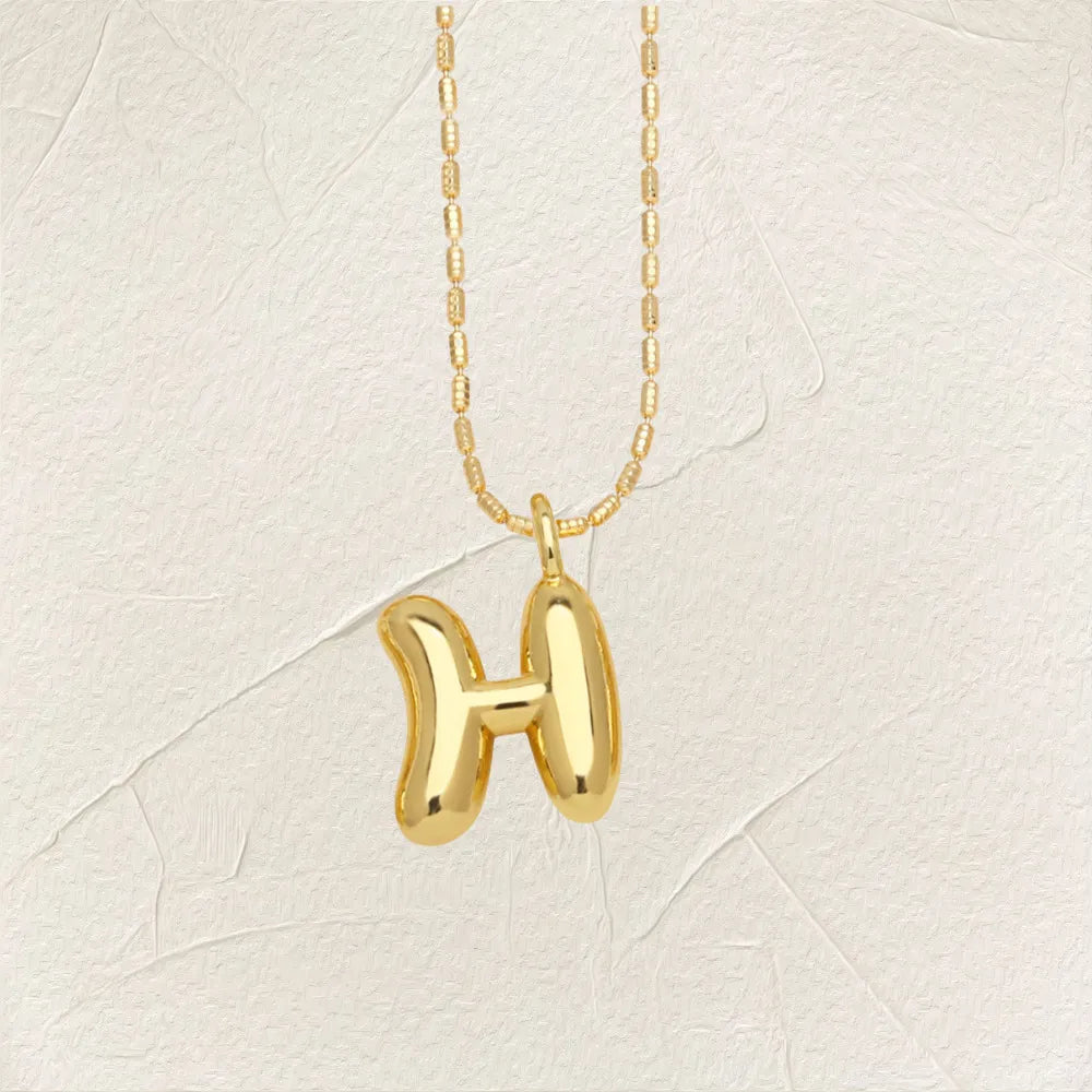 Simple Style Letter Alloy Wholesale Pendant Necklace