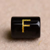 1 Piece Glass Letter Satin Beads