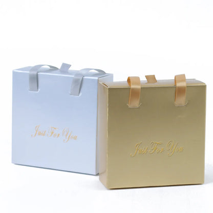 Simple Style Letter Paper Jewelry Boxes