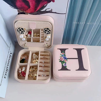 Simple Style Letter Pu Leather Wholesale Jewelry Boxes