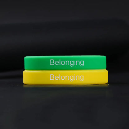 Simple Style Letter Silica Gel Wholesale Wristband