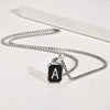 Simple Style Letter 304 Stainless Steel Epoxy Men'S