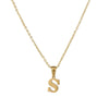 Simple Style Letter Stainless Steel Plating Pendant Necklace