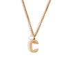 Wholesale Jewelry Simple Style Letter 304 Stainless Steel 18K Gold Plated Plating Pendant Necklace