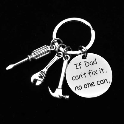 Simple Style Letter Stainless Steel Plating Men'S Keychain 1 Piece