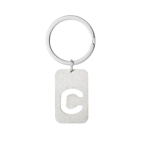 Simple Style Letter Stainless Steel Unisex Bag Pendant Keychain