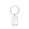 Simple Style Letter Stainless Steel Unisex Bag Pendant Keychain