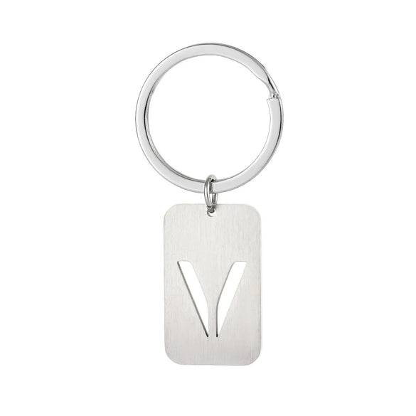 Simple Style Letter Stainless Steel Unisex Bag Pendant Keychain